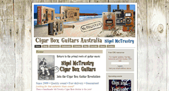 Desktop Screenshot of cigarboxguitarsaustralia.com